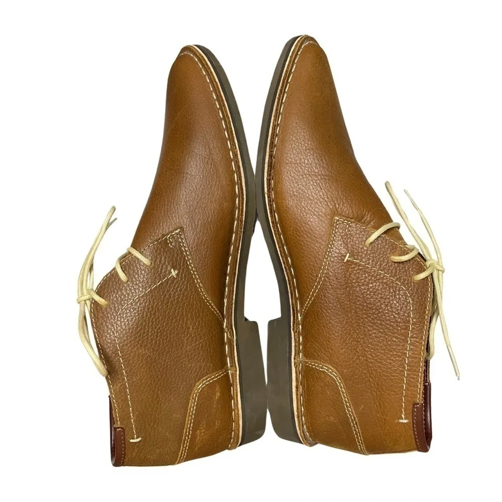 Kenneth Cole Reaction “Desert Wind” Leather Chukka Boots | Men’s 13 | Tan Brown